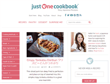 Tablet Screenshot of justonecookbook.com